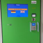 Reserveringsautomaat camping alf, Tommy ,contactloos betalen, ATM , camping